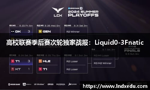 高校联赛季后赛次轮独家战报：Liquid0-3Fnatic